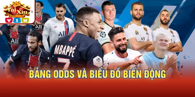 Bảng odds và biểu đồ biến động